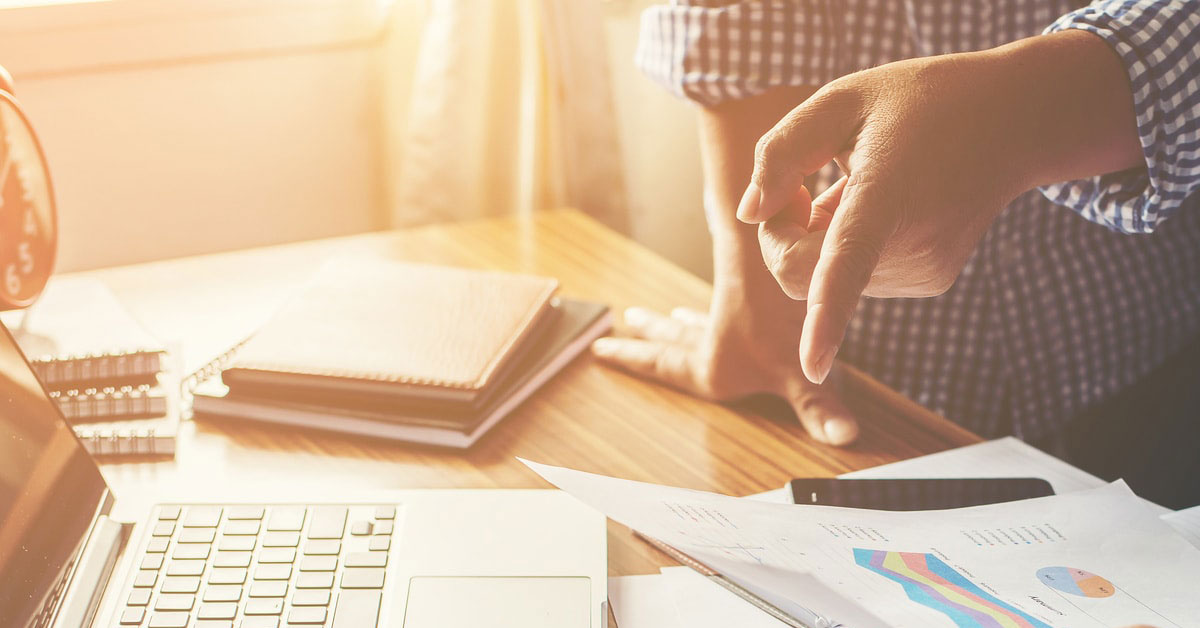 Professional working on modernization planning